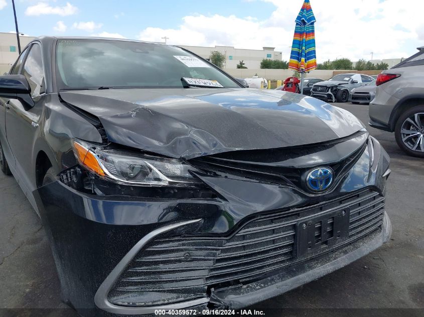 4T1C31AK7MU566709 2021 Toyota Camry Le Hybrid