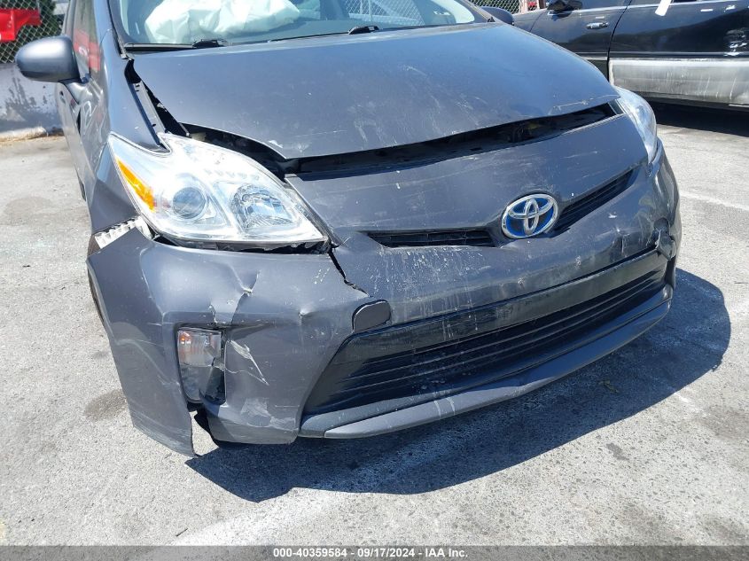 JTDKN3DU3E0368401 2014 Toyota Prius Two