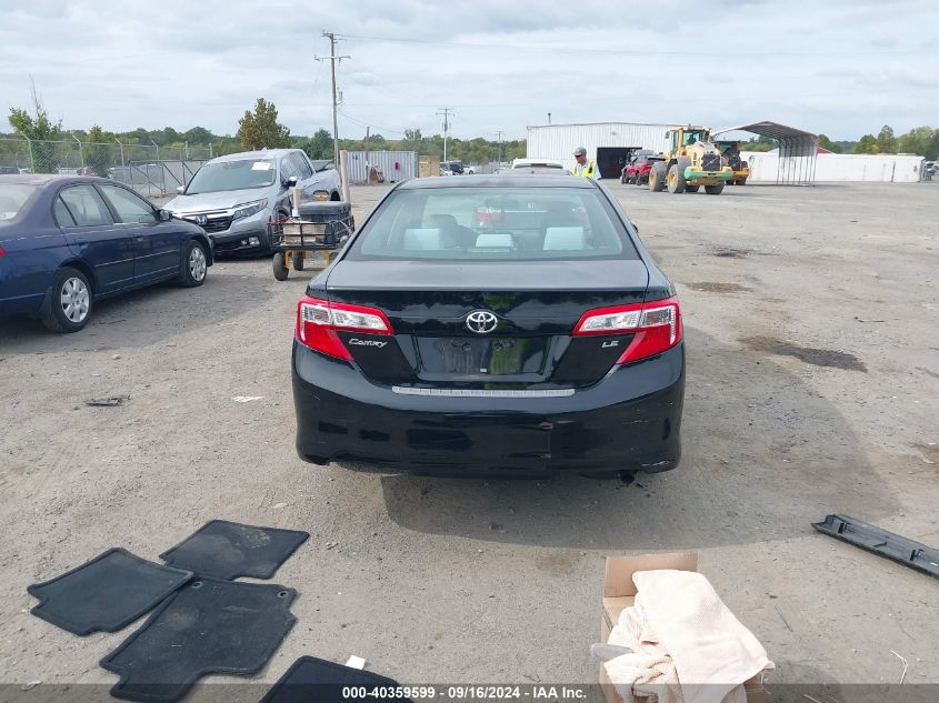 2012 Toyota Camry Le VIN: 4T1BF1FK5CU118267 Lot: 40359599