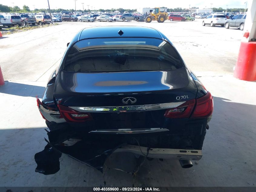 2015 Infiniti Q70L 3.7 VIN: JN1BY1PR4FM830061 Lot: 40359600