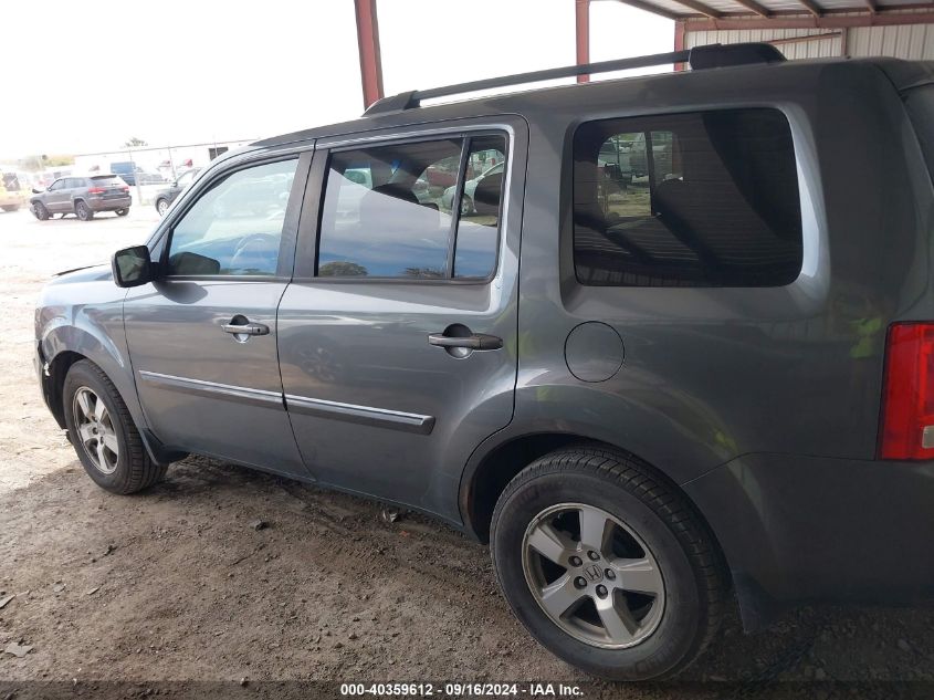 2010 Honda Pilot Ex-L VIN: 5FNYF4H54AB018240 Lot: 40359612