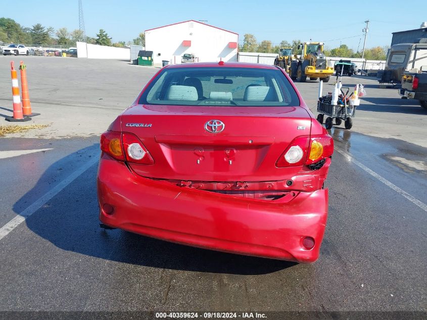 2010 Toyota Corolla S/Le/Xle VIN: 2T1BU4EE6AC192492 Lot: 40359624