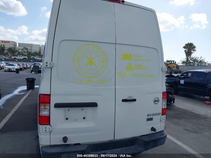 1N6AF0LX5CN103785 2012 Nissan Nv 2500 Nv2500 Hd S V8