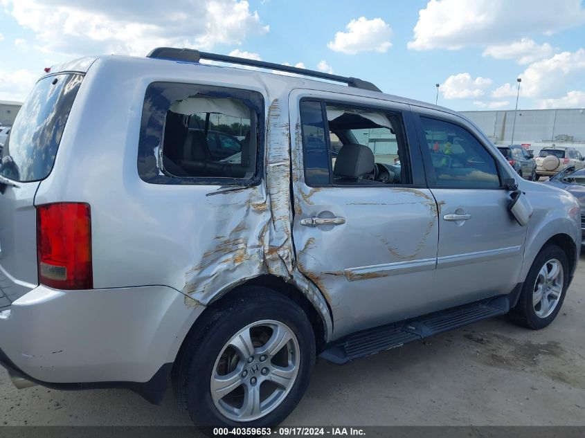 2013 Honda Pilot Ex-L VIN: 5FNYF3H52DB030756 Lot: 40359653