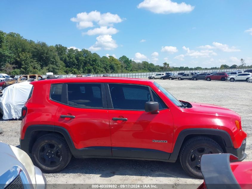 2017 Jeep Renegade Sport Fwd VIN: ZACCJAABXHPF45757 Lot: 40359692