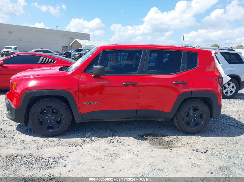 2017 Jeep Renegade Sport Fwd VIN: ZACCJAABXHPF45757 Lot: 40359692