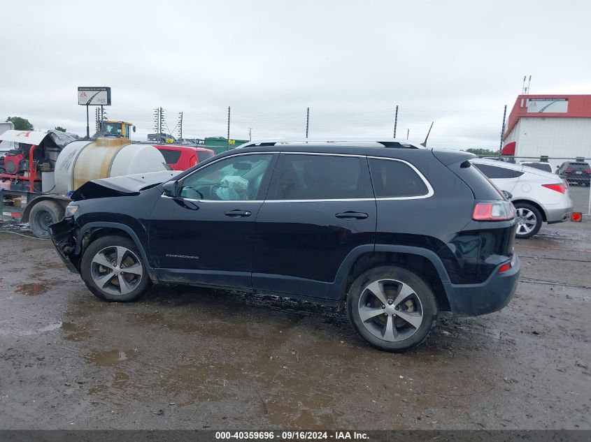 2019 Jeep Cherokee Limited Fwd VIN: 1C4PJLDB7KD433822 Lot: 40359696