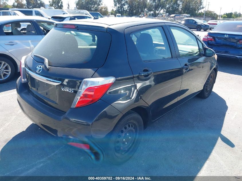 VIN JTDKTUD30DD572681 2013 Toyota Yaris, L no.4