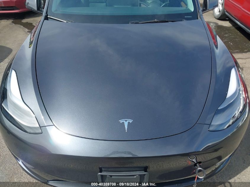 2024 Tesla Model Y Long Range Dual Motor All-Wheel Drive/Rwd VIN: 7SAYGDED8RF085723 Lot: 40359708