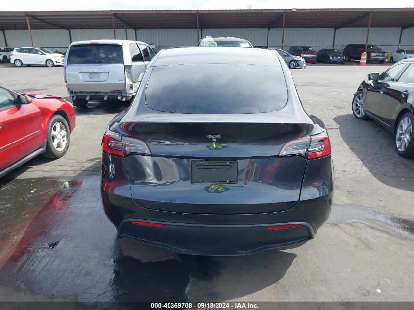 2024 Tesla Model Y Long Range Dual Motor All-Wheel Drive/Rwd VIN: 7SAYGDED8RF085723 Lot: 40359708