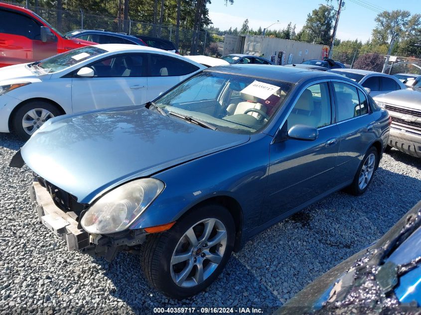 2005 Infiniti G35X VIN: JNKCV51F15M311966 Lot: 40359717