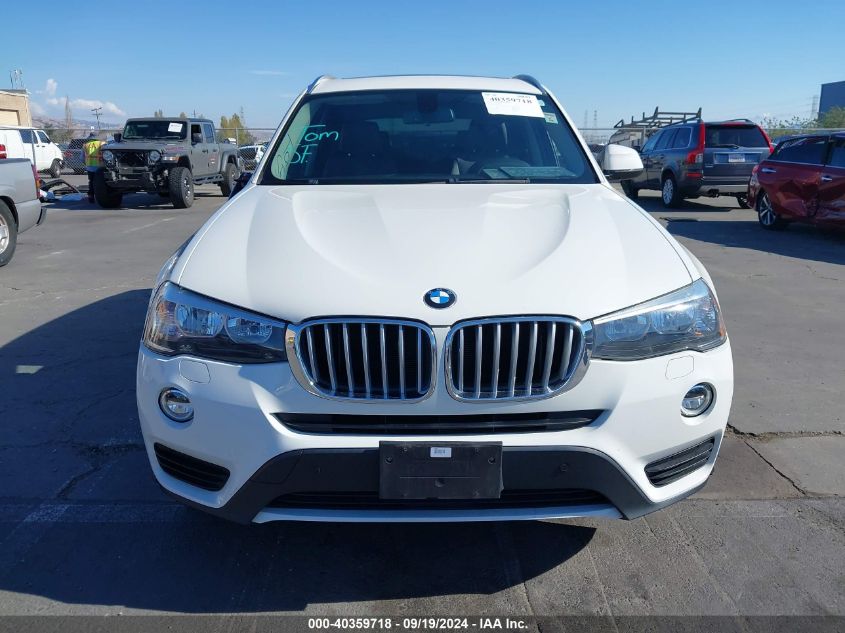 2017 BMW X3 XDRIVE28I - 5UXWX9C33H0T18513