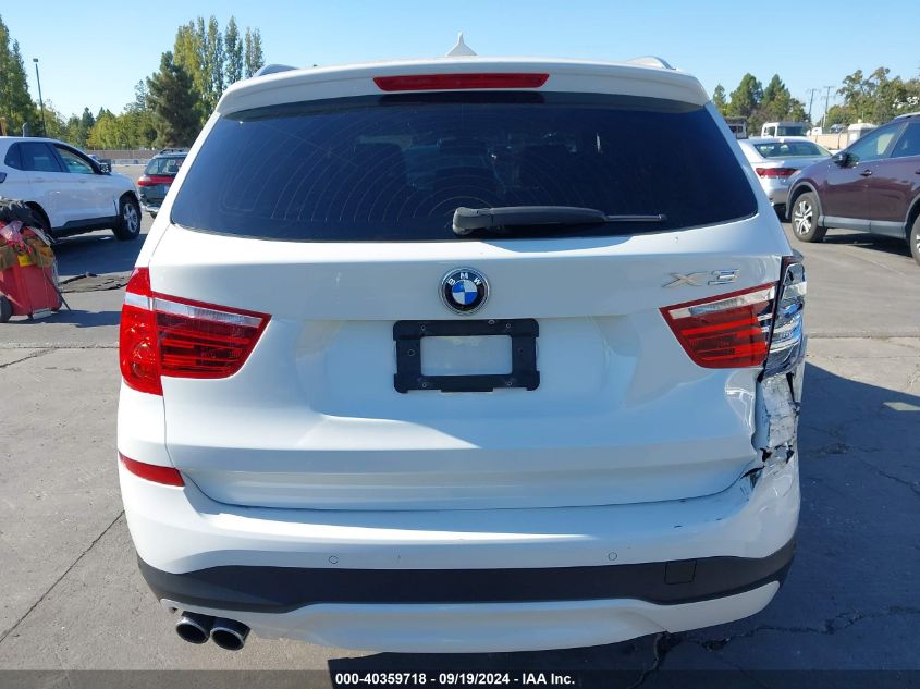 2017 BMW X3 xDrive28I VIN: 5UXWX9C33H0T18513 Lot: 40359718