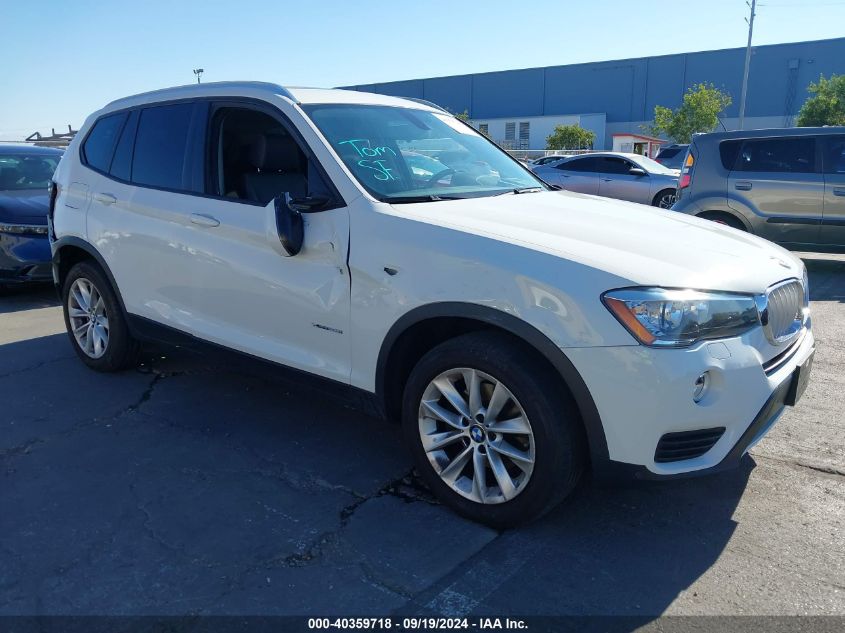 2017 BMW X3 XDRIVE28I - 5UXWX9C33H0T18513