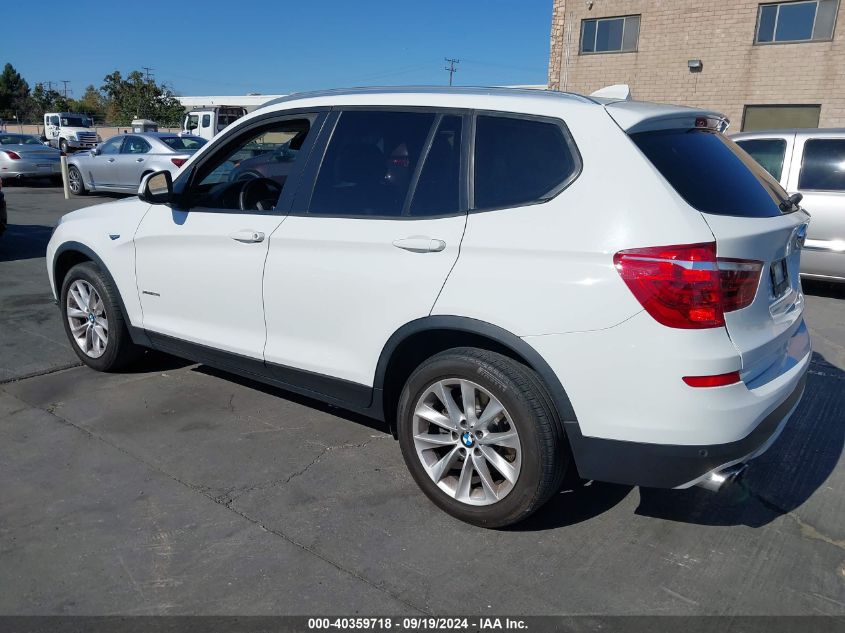 2017 BMW X3 XDRIVE28I - 5UXWX9C33H0T18513