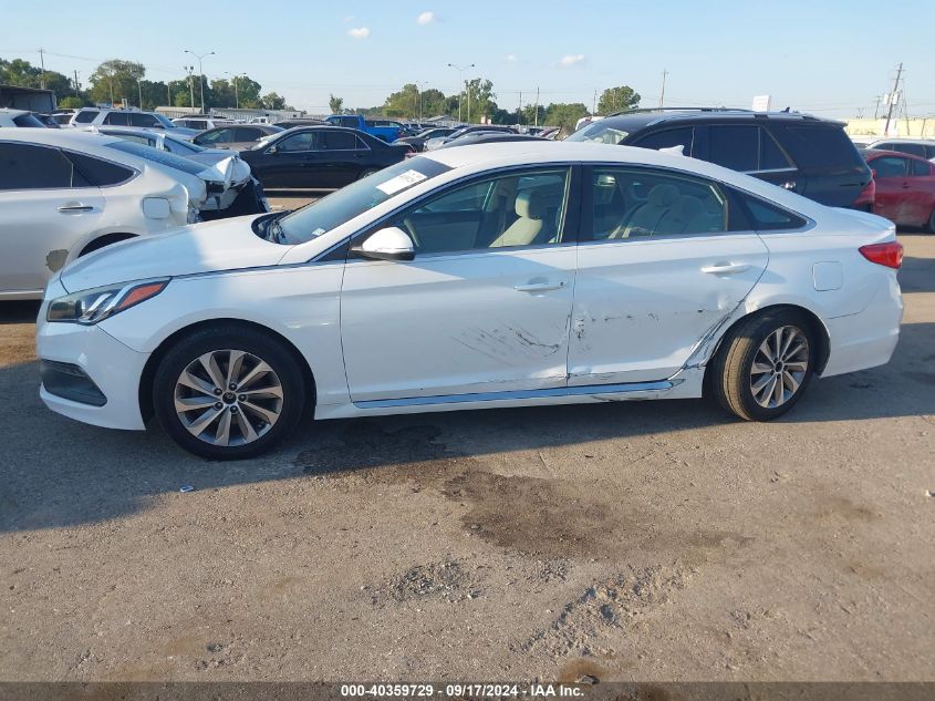 5NPE34AF9HH514256 2017 Hyundai Sonata Sport