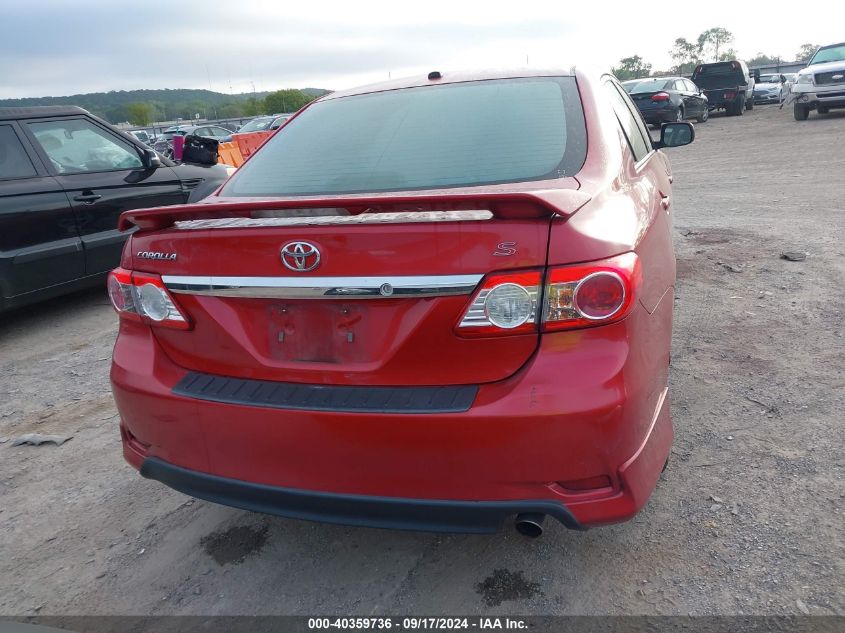 2012 Toyota Corolla S/Le VIN: 2T1BU4EE6CC760839 Lot: 40359736