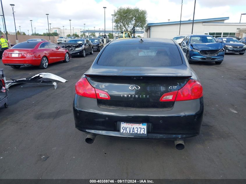 2011 Infiniti G37 Journey VIN: JN1CV6AP7BM505741 Lot: 40359746