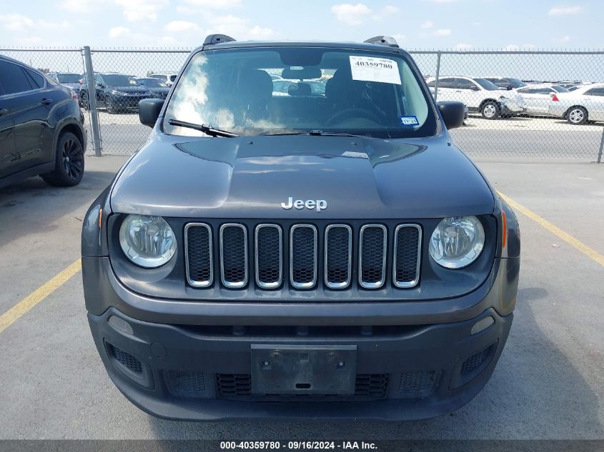 2016 Jeep Renegade Sport VIN: ZACCJAAT9GPD86642 Lot: 40359780