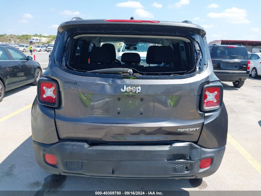 2016 Jeep Renegade Sport VIN: ZACCJAAT9GPD86642 Lot: 40359780