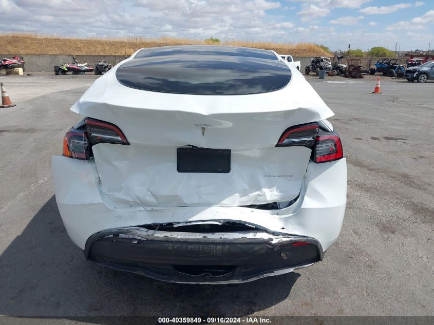 2024 Tesla Model Y Long Range Dual Motor All-Wheel Drive VIN: 7SAYGDEE3RF067123 Lot: 40359849