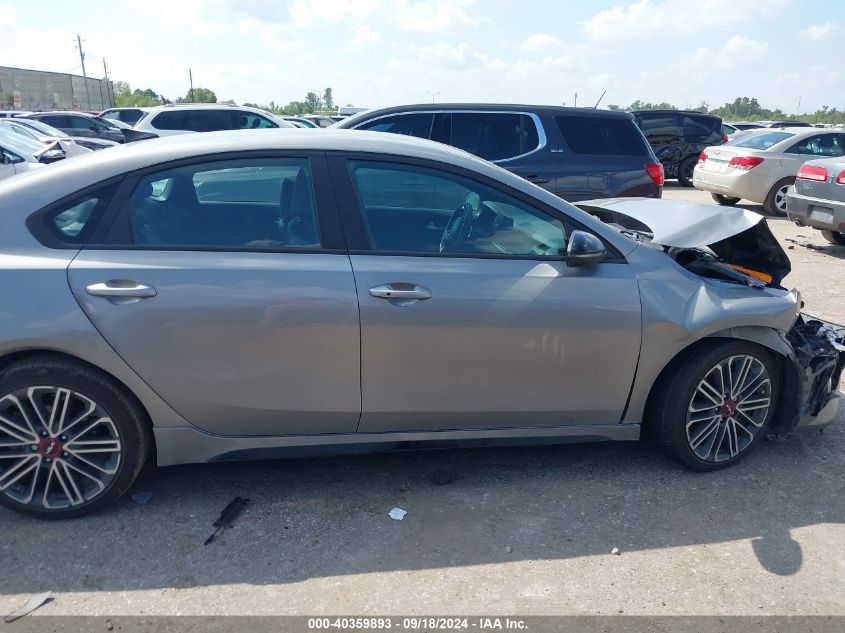 2022 Kia Forte Gt VIN: 3KPF44AC1NE493328 Lot: 40359893