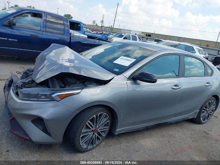 2022 Kia Forte Gt VIN: 3KPF44AC1NE493328 Lot: 40359893