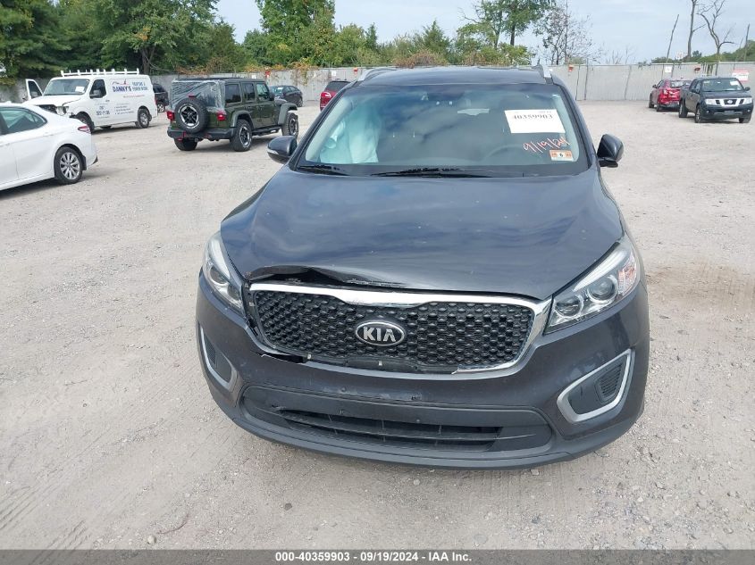 2017 Kia Sorento 3.3L Lx VIN: 5XYPGDA5XHG324297 Lot: 40359903