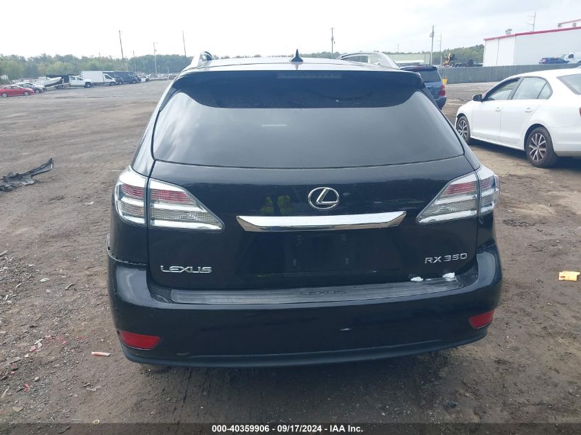 2010 Lexus Rx 350 VIN: 2T2BK1BAXAC064872 Lot: 40359906