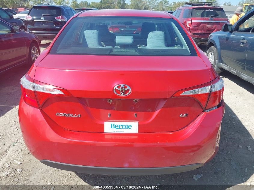 2015 TOYOTA COROLLA LE - 2T1BURHE3FC476808