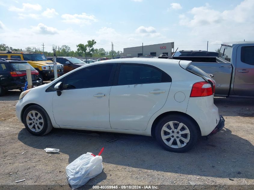 2013 Kia Rio Lx VIN: KNADM5A34D6164220 Lot: 40359945