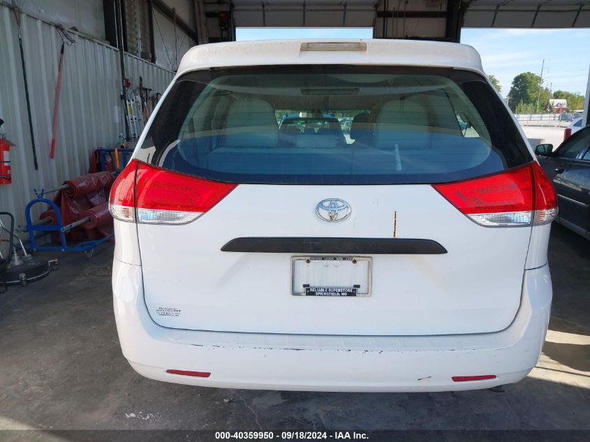 5TDZK3DC1BS032608 2011 Toyota Sienna Base V6