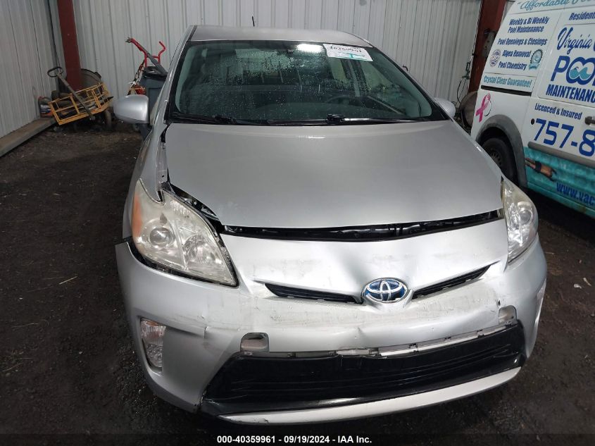 2013 Toyota Prius Two VIN: JTDKN3DU0D1631193 Lot: 40359961