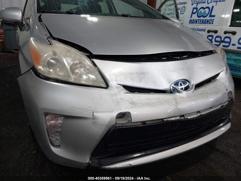 2013 Toyota Prius Two VIN: JTDKN3DU0D1631193 Lot: 40359961