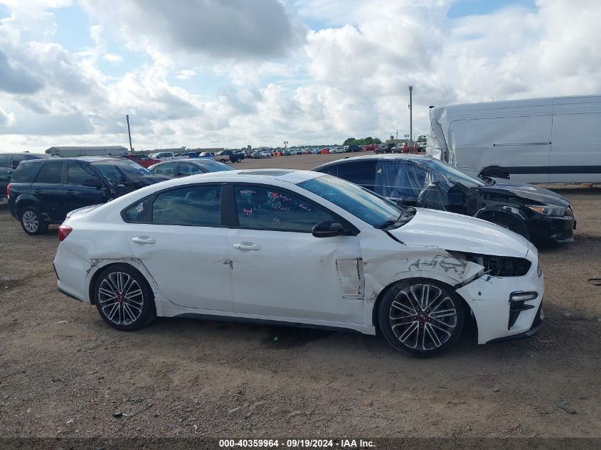 2021 Kia Forte Gt Manual VIN: 3KPF44AC9ME409478 Lot: 40359964