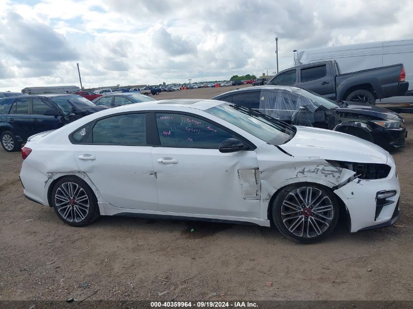 2021 Kia Forte Gt Manual VIN: 3KPF44AC9ME409478 Lot: 40359964