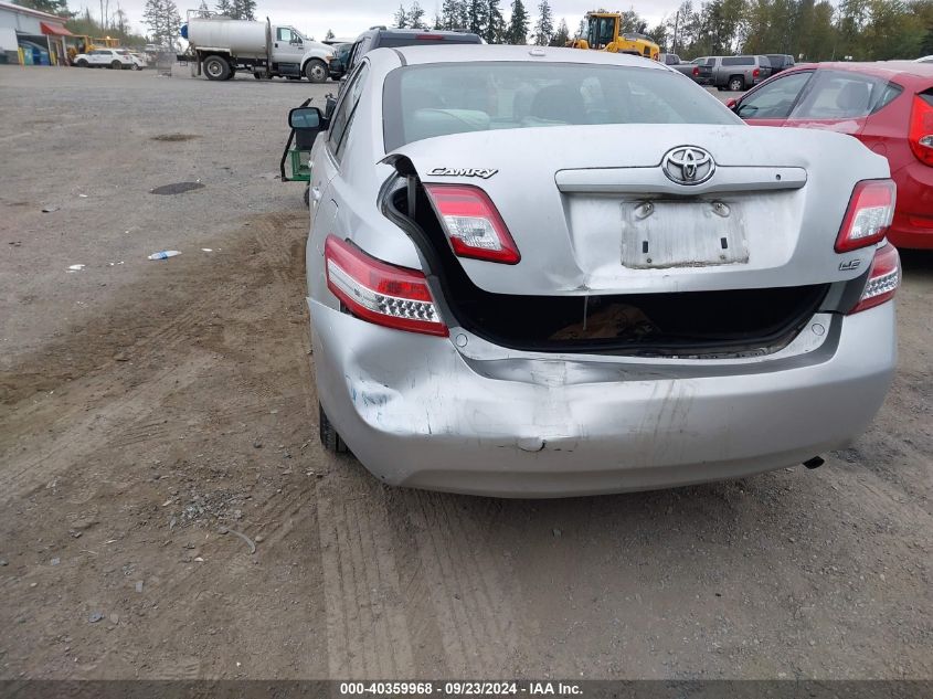 2011 Toyota Camry Le VIN: 4T1BF3EK1BU130833 Lot: 40359968