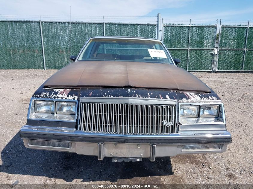 1983 Buick Regal T-Type VIN: 1G4AK4788DH861561 Lot: 40359976