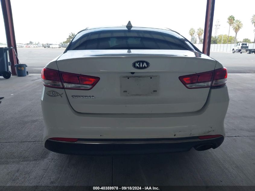 2016 Kia Optima Lx VIN: 5XXGT4L30GG082646 Lot: 40359978