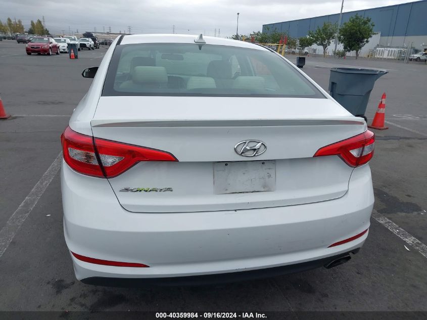 2015 Hyundai Sonata Se VIN: 5NPE24AF4FH091389 Lot: 40359984