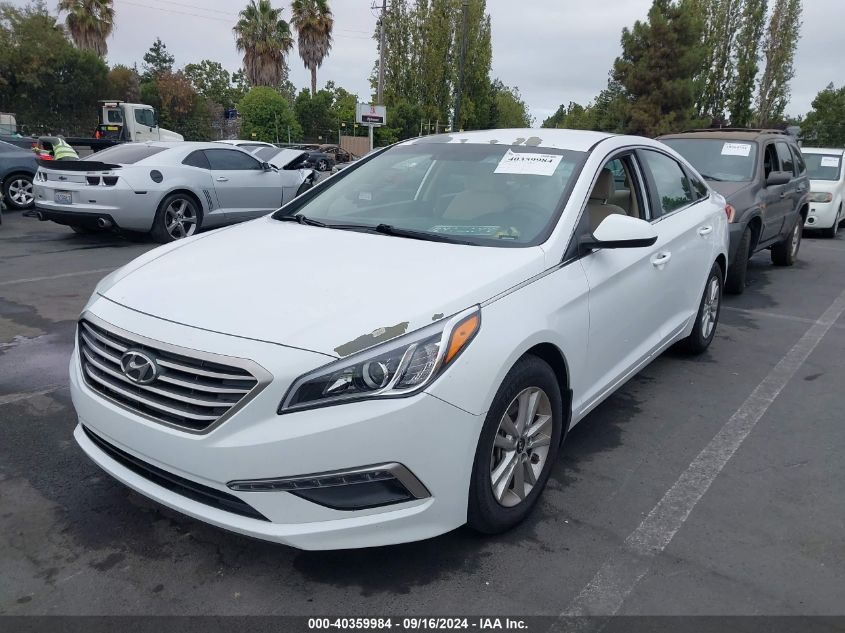 2015 Hyundai Sonata Se VIN: 5NPE24AF4FH091389 Lot: 40359984