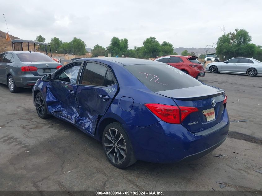 2019 TOYOTA COROLLA SE - 2T1BURHE0KC126434