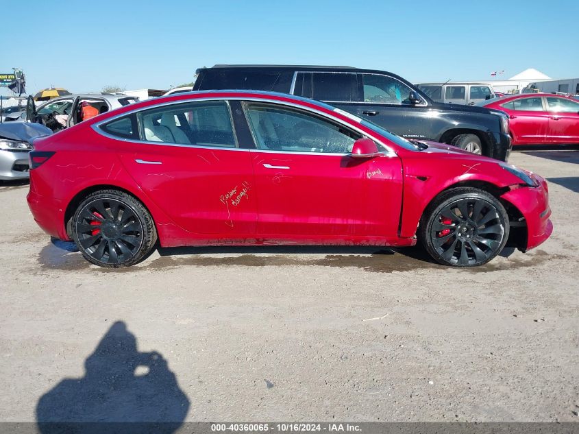 2018 Tesla Model 3 Long Range/Performance VIN: 5YJ3E1EB7JF075215 Lot: 40360065