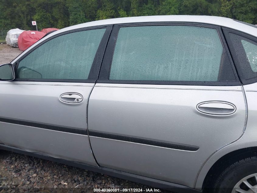 2001 Chevrolet Impala VIN: 2G1WF55E319188264 Lot: 40360081