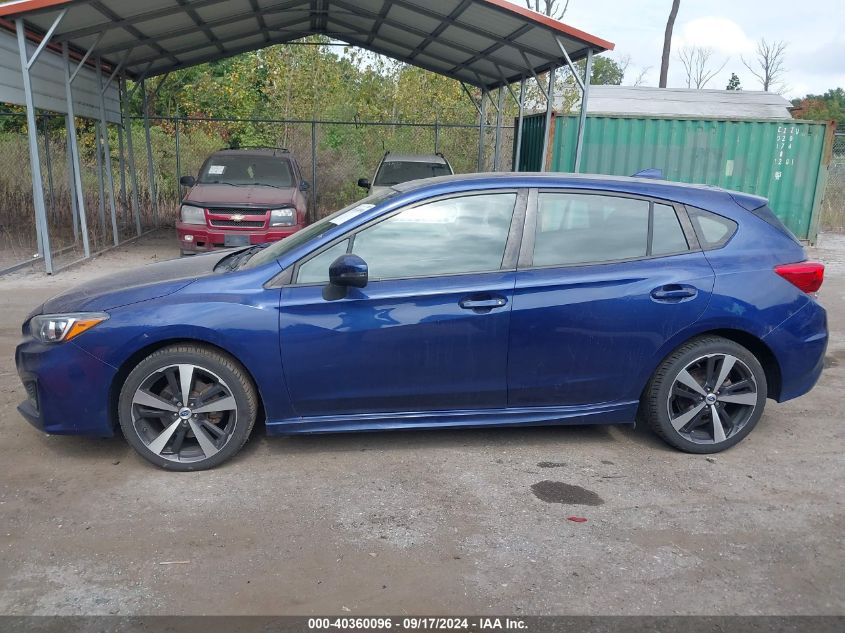 2017 Subaru Impreza 2.0I Sport VIN: 4S3GTAL67H1727444 Lot: 40360096