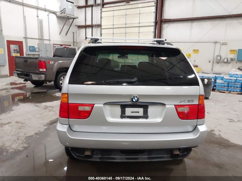 2001 BMW X5 3.0 VIN: WBAFA53571LM89229 Lot: 40360145