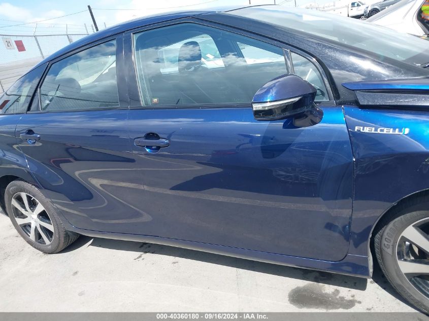 2016 Toyota Mirai VIN: JTDBVRBD8GA000931 Lot: 40360180