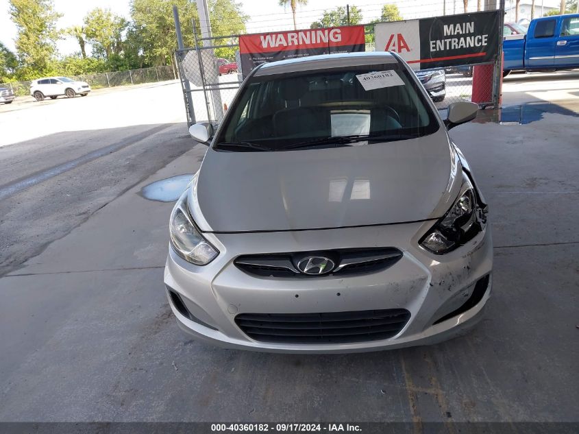 2013 Hyundai Accent Gs VIN: KMHCT5AE1DU128513 Lot: 40360182