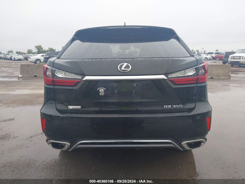 2017 Lexus Rx 350 F Sport VIN: 2T2ZZMCAXHC034758 Lot: 40360186