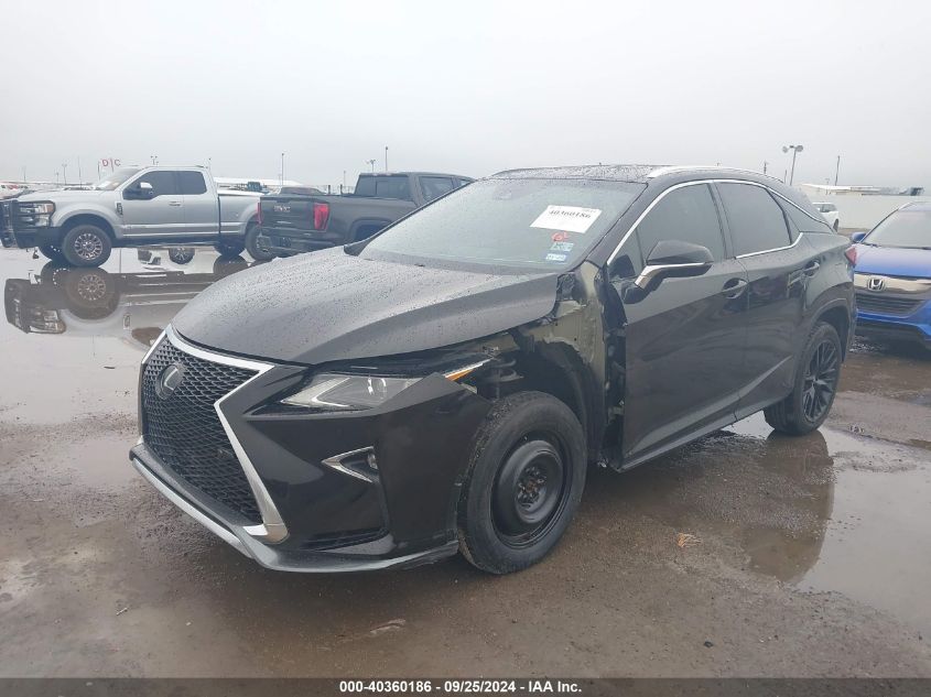 2017 Lexus Rx 350 F Sport VIN: 2T2ZZMCAXHC034758 Lot: 40360186